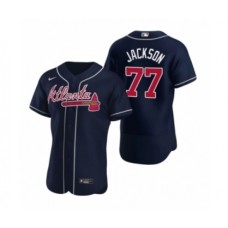 Men's Braves #22 Nick Markakis TTT Black 2019 Players Weekend Authentic Stitched Jersey