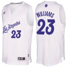 Men's Los Angeles Lakers #23 Lou Williams 2016-2017 Christmas Day White NBA Swingman Jersey