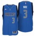 Men's Dallas Mavericks #3 Nerlens Noel adidas Royal Blue Swingman Road Jersey