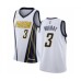 Men's Nike Indiana Pacers #3 Aaron Holiday White Swingman Jersey - Earned Edition