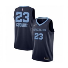 Men's Memphis Grizzlies #23 Marko Guduric Authentic Navy Blue Finished Basketball Stitched Jersey - Icon Edition