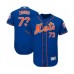 Men's New York Mets #73 Daniel Zamora Royal Blue Alternate Flex Base Authentic Collection Baseball Player Stitched Jersey