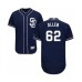 Men's San Diego Padres #62 Austin Allen Navy Blue Alternate Flex Base Authentic Collection Baseball Player Stitched Jersey