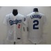 Men's Los Angeles Dodgers #2 Tommy Lasorda Nike White Stitched Jersey