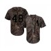 Men's Arizona Diamondbacks #48 Abraham Almonte Authentic Camo Realtree Collection Flex Base Baseball Jersey