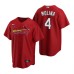 Men's Nike St. Louis Cardinals #4 Yadier Molina Red Alternate Stitched Baseball Jersey