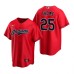 Men's Nike Cleveland Indians #25 Jim Thome Red Alternate Stitched Baseball Jersey