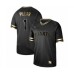 Men's San Francisco Giants #1 Kevin Pillar Authentic Black Gold Fashion Baseball Stitched Jersey