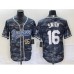 Men's Los Angeles Dodgers #16 Will Smith Number Gray Camo Cool Base Stitched Baseball Jersey