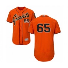 Men's San Francisco Giants #65 Sam Coonrod Orange Alternate Flex Base Authentic Collection Baseball Player Stitched Jersey