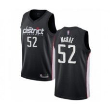 Men's Washington Wizards #52 Jordan McRae Authentic Black Basketball Stitched Jersey - City Edition