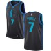 Men's Nike Dallas Mavericks #7 Dwight Powell Swingman Charcoal NBA Jersey - City Edition