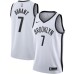 Men's Brooklyn Nets #7 Kevin Durant Nike White 2020-21 Swingman Stitched Jersey