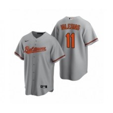 Men's Baltimore Orioles #11 Jose Iglesias Nike Gray Replica Road Stitched Jersey