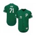 Men's Pittsburgh Pirates #71 Yacksel Rios Green Celtic Flexbase Authentic Collection Baseball Player Stitched Jersey