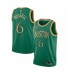 Men's Boston Celtics #6 Bill Russell Swingman Green Basketball Stitched Jersey - 2019 20 City Edition