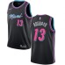 Men's Nike Miami Heat #13 Edrice Adebayo Swingman Black NBA Jersey - City Edition