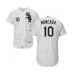 Men's Majestic Chicago White Sox #10 Yoan Moncada White Home Flex Base Authentic Collection MLB Jerseys