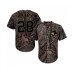 Men's Toronto Blue Jays #28 Billy McKinney Authentic Camo Realtree Collection Flex Base Baseball Jersey