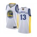 Men's Golden State Warriors #13 Wilt Chamberlain Swingman White 2019 Basketball Finals Bound Basketball Jersey - Association Edition