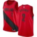 Men's Nike Portland Trail Blazers #2 Wade Baldwin Authentic Red NBA Jersey Statement Edition