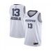 Men's Memphis Grizzlies #13 Jaren Jackson Jr. Authentic White Finished Basketball Stitched Jersey - Association Edition