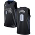 Men's Nike Orlando Magic #0 Aaron Gordon Swingman Black NBA Jersey - City Edition