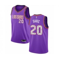 Men's Phoenix Suns #20 Dario Saric Authentic Purple Basketball Stitched Jersey - 2018 19 City Edition