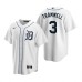 Men's Nike Detroit Tigers #3 Alan Trammell White Home Stitched Baseball Jersey