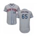 Men's New York Mets #65 Robert Gsellman Grey Road Flex Base Authentic Collection Baseball Player Stitched Jersey