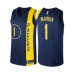 Men's Indiana Pacers #1 T.J. Warren Authentic Navy Blue Basketball Jersey - City Edition