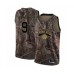 Men's New York Knicks #9 RJ Barrett Swingman Camo Realtree Collection Basketball Stitched Jersey