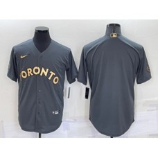 Men's Toronto Blue Jays Blank Grey 2022 All Star Stitched Cool Base Nike Jersey