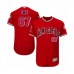 Men's Los Angeles Angels of Anaheim #67 Taylor Cole Red Alternate Flex Base Authentic Collection Baseball Player Stitched Jersey