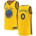 Men's Nike Golden State Warriors #0 DeMarcus Cousins Gold NBA Swingman City Edition Jersey