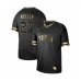 Men's Texas Rangers #27 Shawn Kelley Authentic Black Gold Fashion Baseball Stitched Jersey