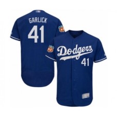 Men's Los Angeles Dodgers #41 Kyle Garlick Royal Blue Flexbase Authentic Collection Baseball Player Stitched Jersey