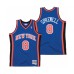 Men's New Yok Knicks #8 Latrell Sprewell 1998-99 Royal Throwback Stitched Jersey