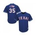 Men's Texas Rangers #35 Lance Lynn Replica Royal Blue Alternate 2 Cool Base Baseball Jersey