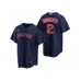 Men's Boston Red Sox #2 Xander Bogaerts Nike Navy Replica Alternate Stitched Jersey