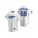 Men's Los Angeles Dodgers #68 Ross Stripling White 2020 World Series Champions Replica Stitched Jersey