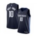 Men's Dallas Mavericks #10 Dorian Finney-Smith Authentic Navy Finished Basketball Stitched Jersey - Statement Edition