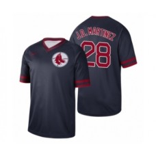 Men's Boston Red Sox #28 J.D. Martinez Navy Cooperstown Collection Legend Stitched Jersey