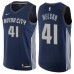 Men's Nike Detroit Pistons #41 Jameer Nelson Authentic Navy Blue NBA Jersey - City Editionion