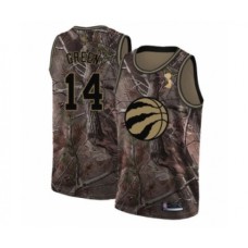 Men's Toronto Raptors #14 Danny Green Swingman Camo Realtree Collection 2019 Basketball Finals Champions Jersey