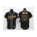 Men's Los Angeles Dodgers #50 Mookie Betts Black Gold 2020 Flexbase Stitched Jersey