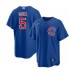 Men's Nike Chicago Cubs #5 Christopher Morel Chicago Blue Cool Base Stitched Baseball Jersey