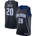 Men's Orlando Magic #20 Markelle Fultz Nike Black 2020-21 Swingman Stitched Jersey