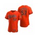 Men's Baltimore Orioles #57 Hanser Alberto Nike Orange Authentic 2020 Alternate Stitched Jersey