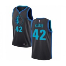 Men's Dallas Mavericks #42 Maxi Kleber Authentic Charcoal Basketball Stitched Jersey - City Edition